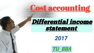 Differential income statement profit at split off point 2017 TUBBA [upl. by Singhal]