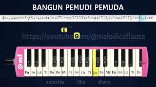 MELODICA COVER TUTORIAL BANGUN PEMUDI PEMUDA [upl. by Reiko]