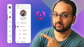 How to create a Nested Sidebar in Angular 18 with Material Components [upl. by Ken175]