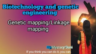 Genetic mapping  gene mapping  linkage mapping with easy notes [upl. by Yehus344]