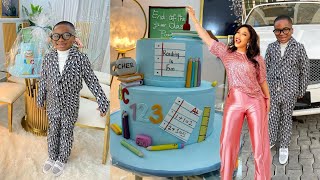 This child makes me so happy Says Tonto Dikeh as she celebrates his sons class party [upl. by Aylad]