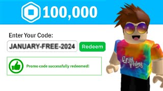 This SECRET Promo Code Gives FREE ROBUX Roblox January 2024 [upl. by Eiramlirpa]