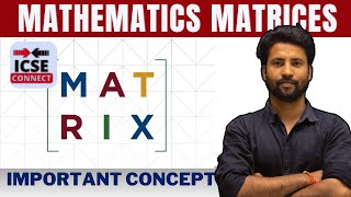 Matrices  Addition  Subtraction  Multiplication  Transpose of Matrices Class 10 ICSE [upl. by Arriat221]