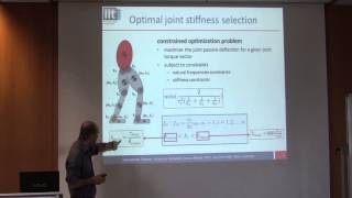 Nikos G Tsagarakis Lecture on Compliant Actuation Technologies for Emerging Humanoids [upl. by Anileba906]