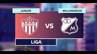 Junior vs Millonarios En vivo  Liga BetPlay Dimayor 2022I  Cuadrangulares  Fecha 3 [upl. by Scevour]