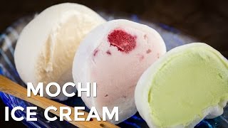 How to Make Mochi Ice Cream Recipe もちアイスクリームの作り方（レシピ） [upl. by Desdamona242]