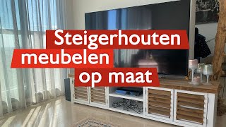 Steigerhouten meubelen op maat [upl. by Lyon410]