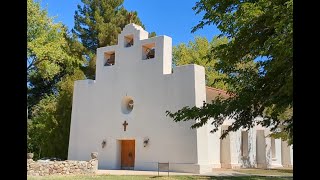 Old Version Village of Tularosa New Mexico showing its unique water system acequia church [upl. by Aicirt]