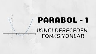 Parabol  1 İkinci Dereceden Fonksiyonlar [upl. by Baird953]