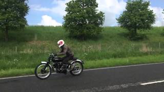 1952 Vincent Black Lightning slomo [upl. by Afirahs633]