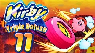 KIRBY TRIPLE DELUXE ⭐ 11 Lava Rauch und Explosionen [upl. by Worra330]