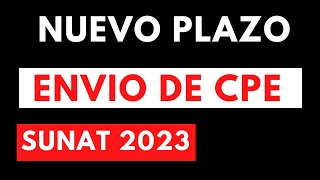 🔴Nuevo plazo para el envio de las facturasNC y boletas electronicas a SUNAT 2023 [upl. by Annice]