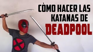 Cómo Hacer las KATANAS de DEADPOOL de Cartón  DEADPOOL amp WOLVERINE  DIY Deadpool Cardboard Katanas [upl. by Sitnalta]