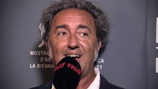 Paolo Sorrentino e Filippo Scotti  È STATA LA MANO DI DIO  78th Venice Film Festival [upl. by Wavell22]