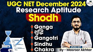 UGC NET December 2024  UGC NET Paper 1  Research Aptitude  INFLIBNET  ShodhGanga  ShodhShuddhi [upl. by Arakaj]