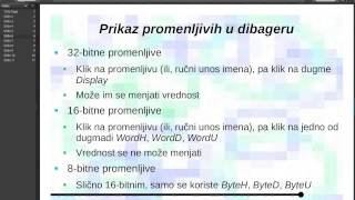 Arhitektura Računara  Prezentacije  03 Osnovni tipovi podataka u asembleru [upl. by Nerag]