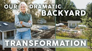 Our Massive MultiYear Backyard Makeover  From Sad Mud Pit to Landscaped Staycation Oasis [upl. by Rombert]