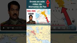 Errores en ✅ La GUERRA entre IRÁN e IRAK  Resumen fácil en 8 minutos [upl. by Sucrad]