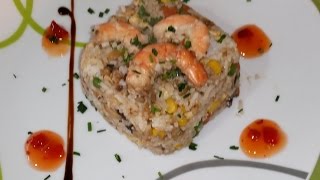 Arroz frito chino tres delicias 8 delicias fried rice or chinese rice [upl. by Ojahtnamas]