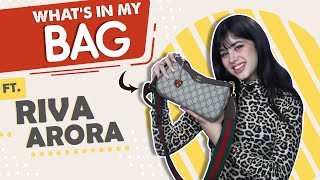 What’s In My Bag Ft Riva Arora  Bag Secrets Revealed  India Forums [upl. by Luelle]