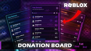 Monetize your Roblox game  Donation Board [upl. by Herahab895]