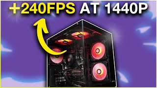 Best 240 FPS 1440p Gaming PC Build in 2024  Fortnite Valorant amp More [upl. by Anovad]