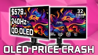 OLED Monitor Prices Are Collapsing [upl. by Aicirtam902]