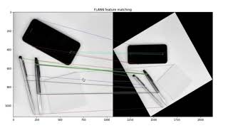 FLANN Feature Matching Example with OpenCV [upl. by Arreis]