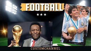 Maradona vs Pele THE GREATEST DEBATE in Football History [upl. by Nosecyrb]