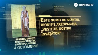 Sfântul Sfințit Mucenic Ierotei episcopul Atenei – 4 octombrie Sinaxar [upl. by Amadeo]