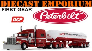 164 Scale DCP by First Gear Peterbilt 389 w 70quot MidRoof Sleeper amp Mississippi LPG Tank Trailer [upl. by Talich]