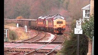 3740837418 at Crediton on Meldon Quarry to Westbury Stone Train 290801 [upl. by Linda924]