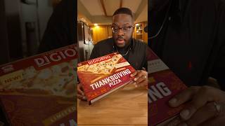 THANKSGIVING PIZZA from Digiorno is not what you expect ⭐️ foodreview holiday shorts [upl. by Aschim]