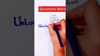 Synonyms Words  Same Meaning Words english shorts viralshorts [upl. by Oniratac]