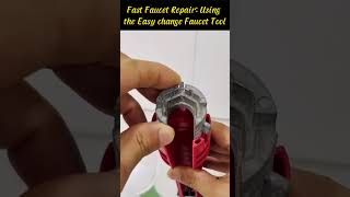 Fast Faucet Repair Using the Easy change Faucet Tool tool toolboost [upl. by Hulbard]