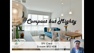 Designer home at HDB 3 room BTO  From a Contractors Lens [upl. by Akinal]