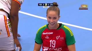 Womens EHF EURO 2022 Qualifiers Phase 2  Portugal vs Spain [upl. by Bathelda]