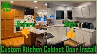 Replacing Kitchen Cabinet Door amp Drawer Fronts [upl. by Norabel]