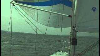 Trimming your sails Part 4 the spinnaker httpwwwonthehelmcom [upl. by Leschen934]