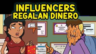 Influencers que regalan dinero Desocupe Masivo [upl. by Annodal270]