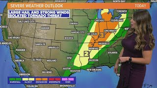 Nationwide severe weather forecast [upl. by Mihcaoj428]