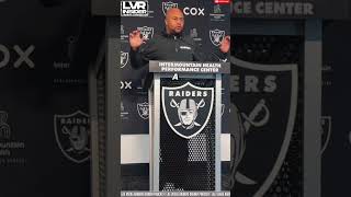 Las Vegas Raiders Coach Antonio Pierce on New Look Offense lasvegasraiders raiders raidernation [upl. by Brynn154]