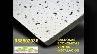 BALDOSAS DE VINILO Y FIBRA MINERAL PARA TECHO 968502936 [upl. by Stempson]