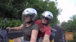 Hitting the Trails in Gorham riding ATVs [upl. by Ardnuaek498]