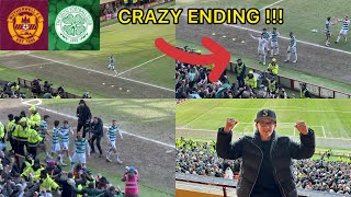 CRAZY ENDING  MOTHERWELL V CELTIC 13 HIGHLIGHTS [upl. by Llorrad]