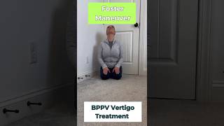 Get Rid of Vertigo at Home Left Foster Maneuver for BPPV vestibular [upl. by Nitsej]