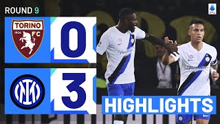 TORINOINTER 03  HIGHLIGHTS  Lautaro and Thuram strike for the Nerazzurri  Serie A 202324 [upl. by Amedeo370]