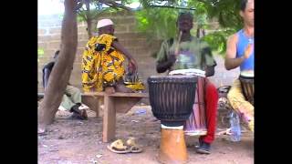 Djembe Lessons Diansa Danza Rhythm and Djembe Solo Patterns Recital in Bamako Mali West Africa [upl. by Nnodnarb]