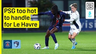 HIGHLIGHTS  Paris SaintGermain vs Le Havre  Arkema Première Ligue 202425 Matchday 3 [upl. by Nirtiac11]