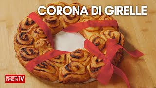 CORONA DI GIRELLE di Benedetta Rossi  Ricetta TV Fatto in Casa per Voi [upl. by Christin]